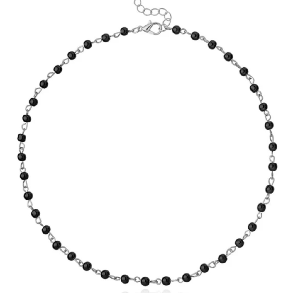 *Nevaria* Chain Choker Necklace - Picture 4 of 4